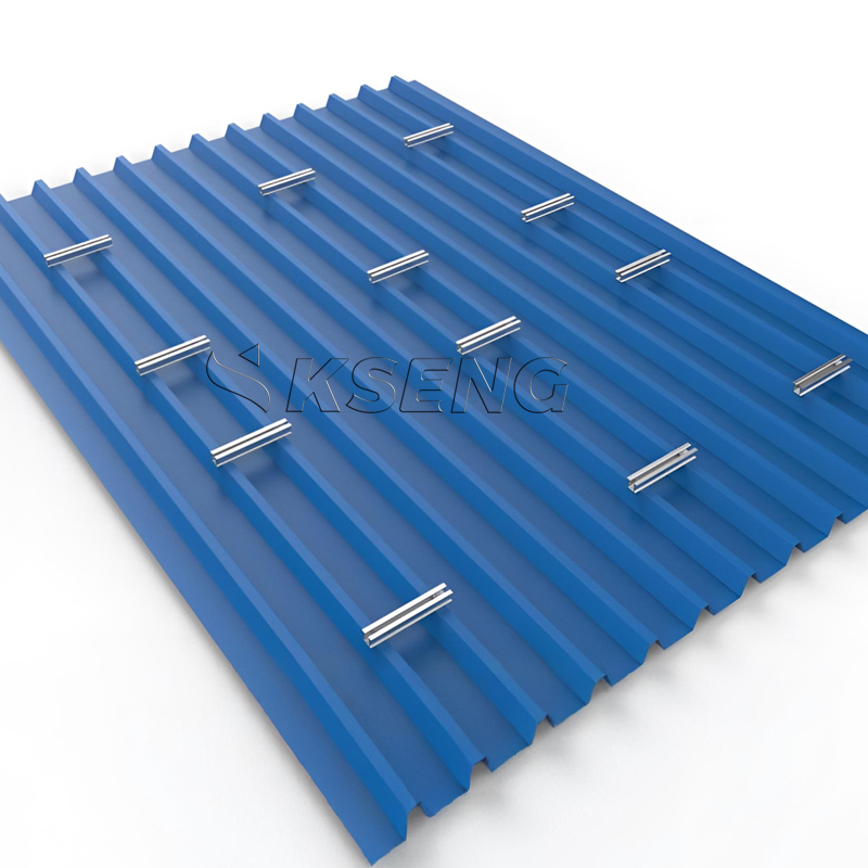 Mini-Schienen-Solarmontagesystem f&uuml;r Trapezdach – AL6005-Aluminiumprofil