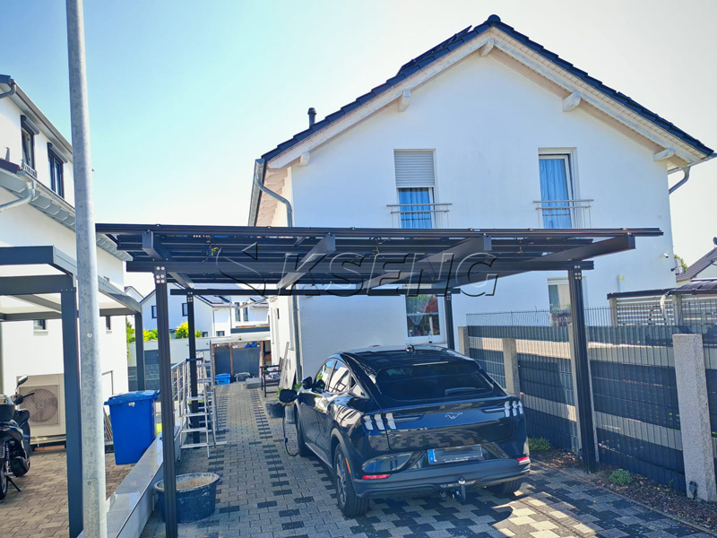 Fallstudie – Solar-Carport-L&ouml;sungen von Kseng Solar mit lokalem Lagerbestand und schneller Lieferung in ganz Europa
