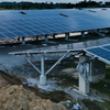 Feuerverzinktes Stahlpfahl-Boden-Solar-Montagesystem in Ost-West-Anordnung