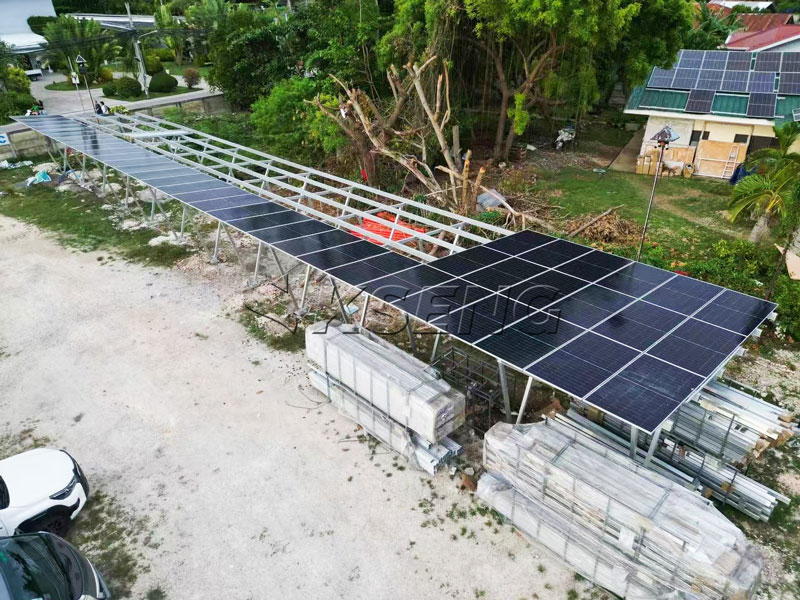 210,8 kW W-Typ-Aluminium-Solar-Carport-Projekt auf den Philippinen | Kseng