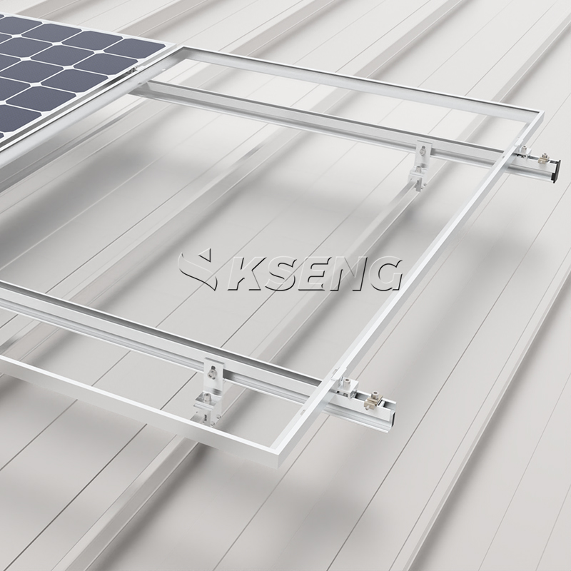 KSENG Durchdringungsfreies Stehfalz-Solarmontagesystem f&uuml;r Metalld&auml;cher
