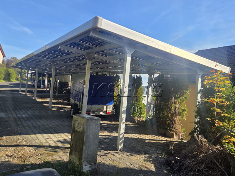 Aluminium-Montagekonstruktion-f&uuml;r-einen-gewerblichen-Solar-Carport