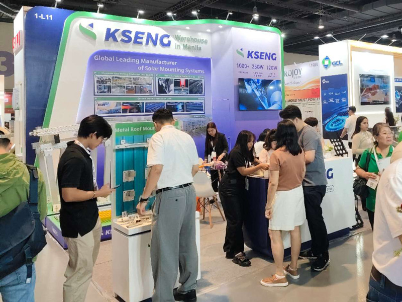 Solar & Storage Live Philippines 2026 – Die umfassenden Solar-Regall&ouml;sungen von Kseng Solar erregen gro&szlig;es Interesse auf dem philippinischen Markt