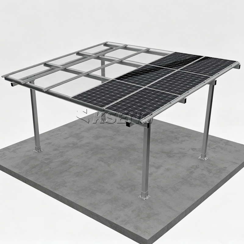 Langlebiger Solar-Carport aus Aluminium mit 10-Jahres-Garantie